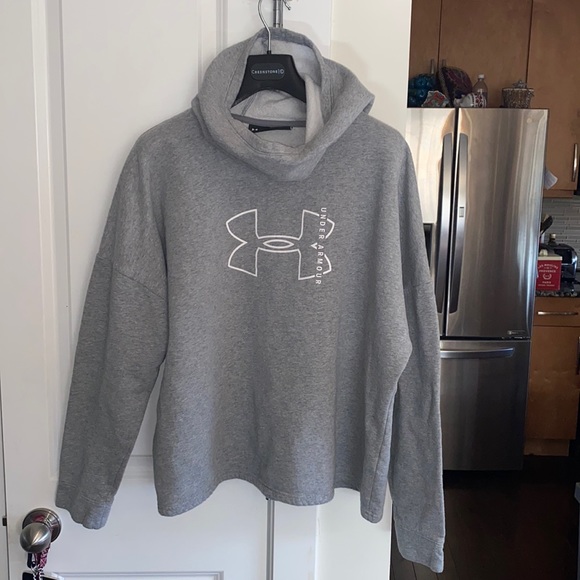 Tops - Under Armour Oversized Grey Hoodie